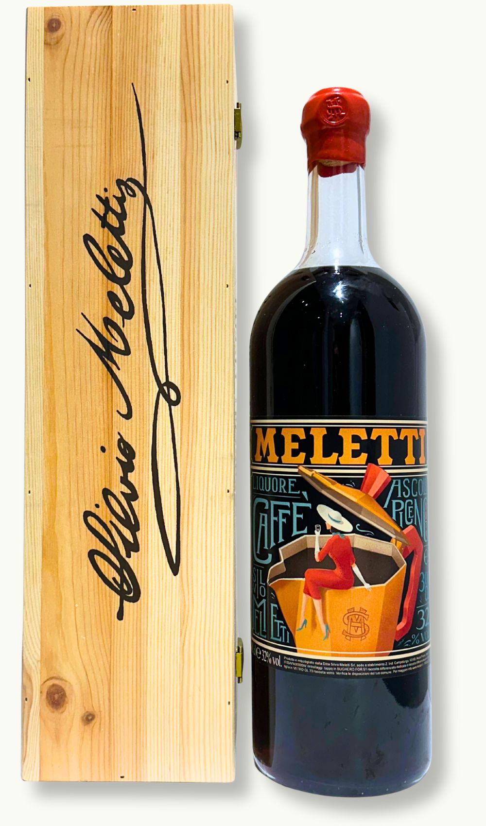 Liquore al Caffè 3.0L con scatola legno